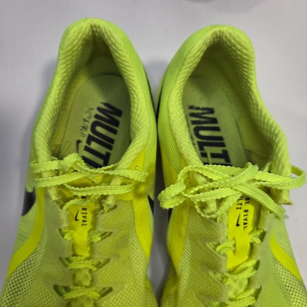 Nike Zoom Rival Track Spikes Men's sz 11 Neon Yellow